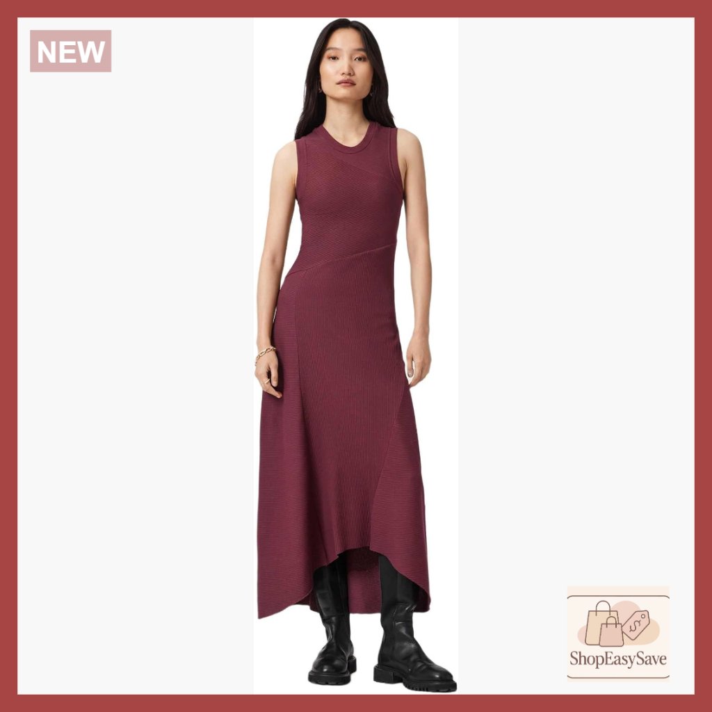 Midi Maxi Dress Elegant Minimal Chic Fall Casual Crew Neck Short Sleeve
